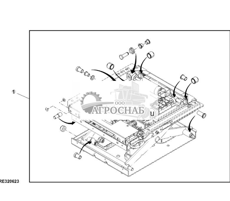 Ролик подшипника сиденья, комплект для ремонта подвески - ST720576 505.jpg